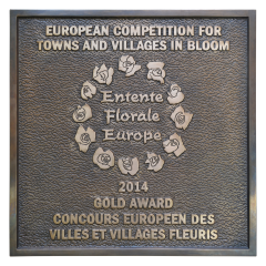 ZLATO PRIZNANJE  ENTENTE FLORALE EUROPE (1)